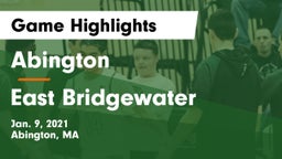 Abington  vs East Bridgewater  Game Highlights - Jan. 9, 2021