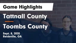 Tattnall County  vs Toombs County  Game Highlights - Sept. 8, 2020