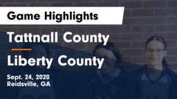 Tattnall County  vs Liberty County  Game Highlights - Sept. 24, 2020