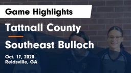 Tattnall County  vs Southeast Bulloch  Game Highlights - Oct. 17, 2020