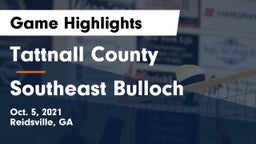 Tattnall County  vs Southeast Bulloch   Game Highlights - Oct. 5, 2021