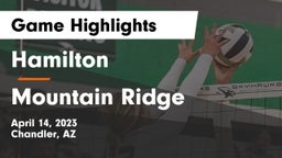 Hamilton  vs Mountain Ridge  Game Highlights - April 14, 2023