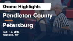 Pendleton County  vs Petersburg  Game Highlights - Feb. 16, 2023