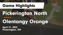 Pickerington North  vs Olentangy Orange  Game Highlights - April 21, 2022