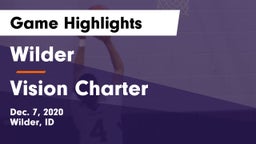 Wilder  vs Vision Charter Game Highlights - Dec. 7, 2020