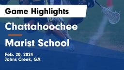 Chattahoochee  vs Marist School Game Highlights - Feb. 20, 2024