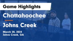Chattahoochee  vs Johns Creek  Game Highlights - March 28, 2024
