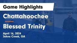 Chattahoochee  vs Blessed Trinity  Game Highlights - April 16, 2024