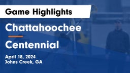 Chattahoochee  vs Centennial  Game Highlights - April 18, 2024