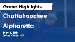 Chattahoochee  vs Alpharetta  Game Highlights - May 1, 2024
