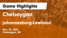 Cheboygan  vs johannesburg-Lewiston Game Highlights - Nov. 29, 2023