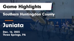 Southern Huntingdon County  vs Juniata  Game Highlights - Dec. 16, 2023