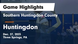 Southern Huntingdon County  vs Huntingdon  Game Highlights - Dec. 27, 2023