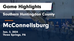 Southern Huntingdon County  vs McConnellsburg   Game Highlights - Jan. 2, 2024