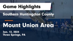 Southern Huntingdon County  vs Mount Union Area  Game Highlights - Jan. 12, 2024