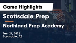 Scottsdale Prep  vs Northland Prep Academy  Game Highlights - Jan. 21, 2022