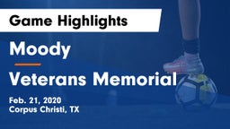 Moody  vs Veterans Memorial  Game Highlights - Feb. 21, 2020