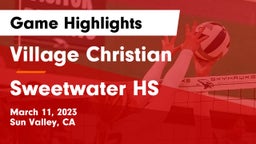 Village Christian  vs Sweetwater HS Game Highlights - March 11, 2023