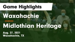 Waxahachie  vs Midlothian Heritage  Game Highlights - Aug. 27, 2021