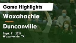 Waxahachie  vs Duncanville  Game Highlights - Sept. 21, 2021