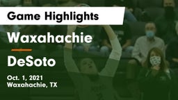 Waxahachie  vs DeSoto  Game Highlights - Oct. 1, 2021