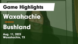Waxahachie  vs Bushland  Game Highlights - Aug. 11, 2023