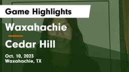 Waxahachie  vs Cedar Hill  Game Highlights - Oct. 10, 2023