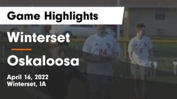 Winterset  vs Oskaloosa  Game Highlights - April 16, 2022