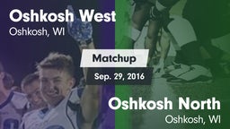 Matchup: Oshkosh West High vs. Oshkosh North  2016