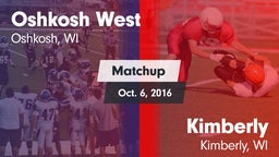 Matchup: Oshkosh West High vs. Kimberly  2016