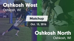 Matchup: Oshkosh West High vs. Oshkosh North  2016