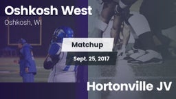 Matchup: Oshkosh West High vs. Hortonville  JV 2017
