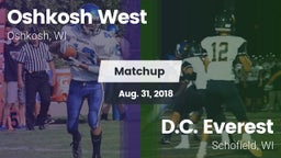 Matchup: Oshkosh West High vs. D.C. Everest  2018
