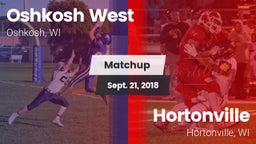 Matchup: Oshkosh West High vs. Hortonville  2018