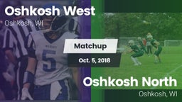 Matchup: Oshkosh West High vs. Oshkosh North  2018