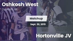 Matchup: Oshkosh West High vs. Hortonville  JV 2019