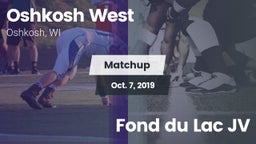 Matchup: Oshkosh West High vs. Fond du Lac  JV 2019