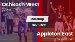 Matchup: Oshkosh West High vs. Appleton East  2019