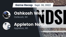 Recap: Oshkosh West  vs. Appleton North  2022