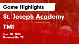 St. Joseph Academy  vs TMI Game Highlights - Jan. 10, 2023