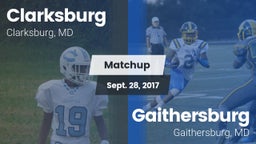 Matchup: Clarksburg High vs. Gaithersburg  2017