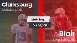 Matchup: Clarksburg High vs. Blair  2017