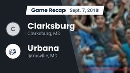 Recap: Clarksburg  vs. Urbana  2018