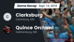 Recap: Clarksburg  vs. Quince Orchard  2018