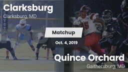 Matchup: Clarksburg High vs. Quince Orchard  2019