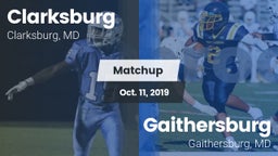 Matchup: Clarksburg High vs. Gaithersburg  2019