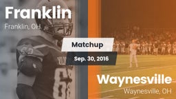 Matchup: Franklin  vs. Waynesville  2016