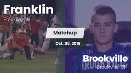Matchup: Franklin  vs. Brookville  2016