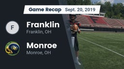 Recap: Franklin  vs. Monroe  2019