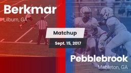 Matchup: Berkmar  vs. Pebblebrook  2017